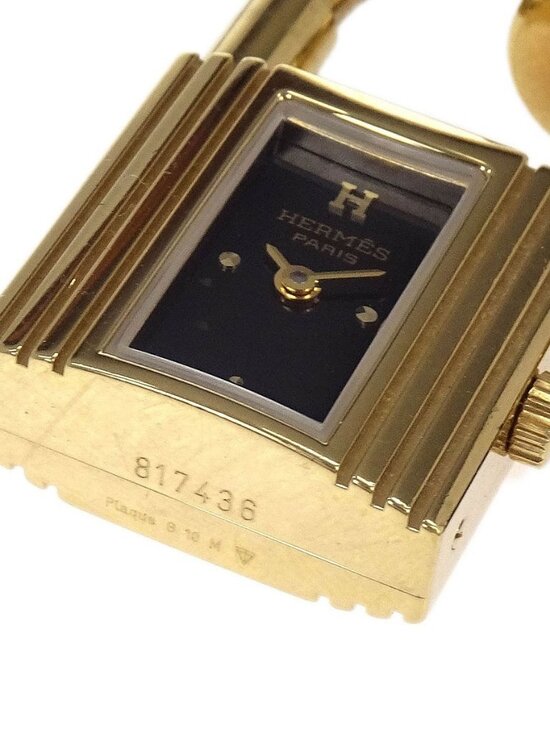 Hermes Kelly Watch Quartz Watch Black ◯Z 196584 main image 11